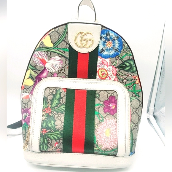 Gucci GG Flora Ophidia Backpack - Picture 3 of 7